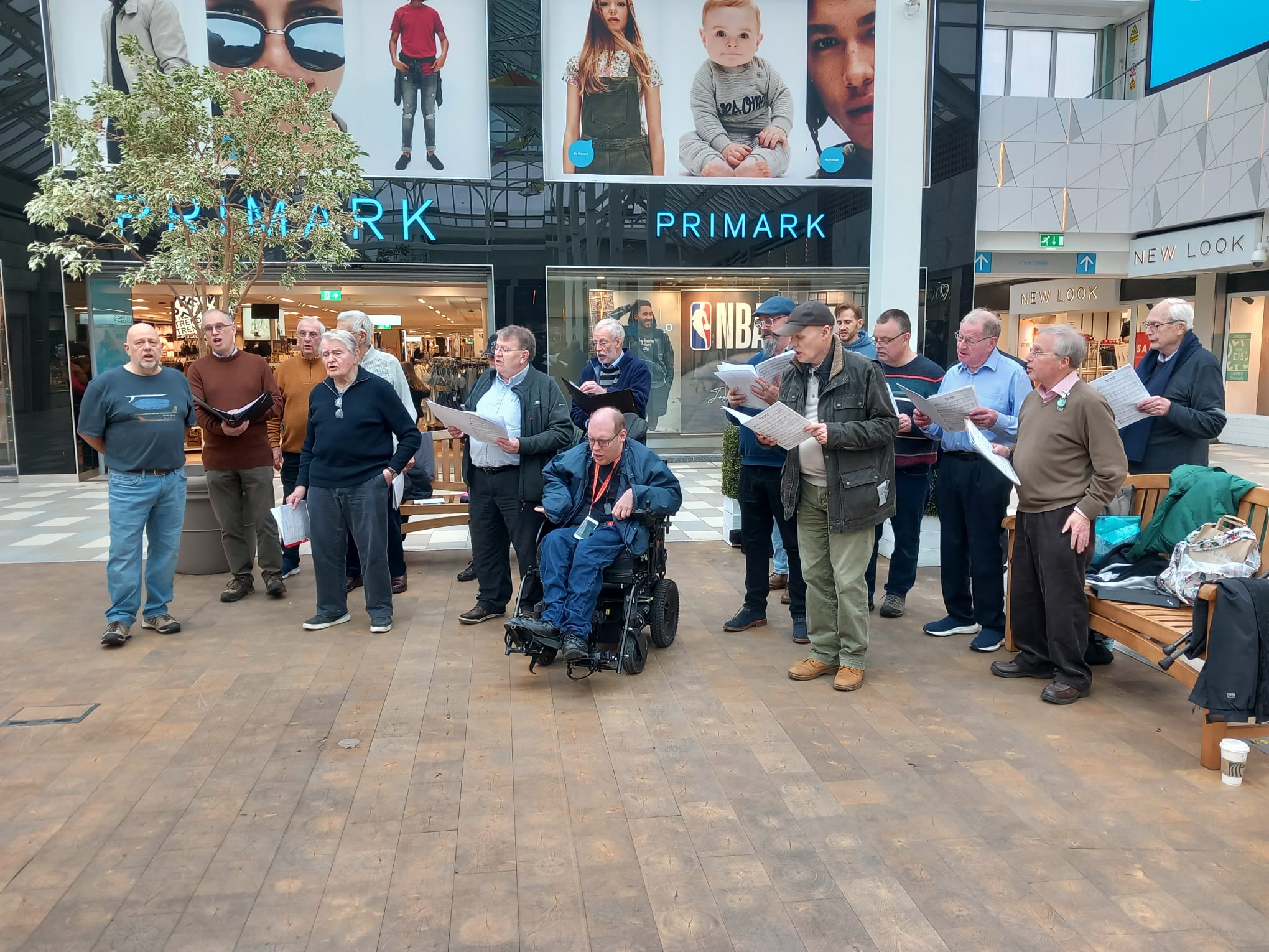Entertaining Camberley Shoppers on St. Patricks Day